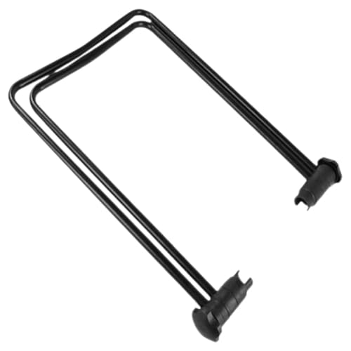 Yardwe Portabicicletas Portón Soporte De Montaje Portátil Estante De Garaje Ciclismo Soporte Vertical Enganche Cesta Bastidores Auto Asiento Estante Interior Patada De Pie Black Metal