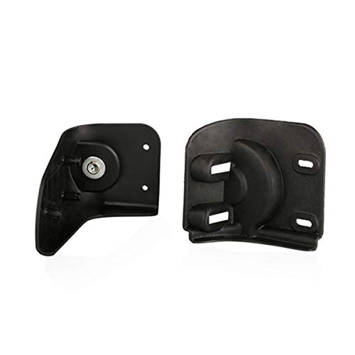 360 Degree Swivel Mute Repair Replacement Luggage Wheel Suitcase Wheels Parts Spinner (W078#) (Front & Back Wheels (Set of 2 Pairs))3