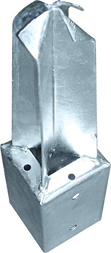 GeZu-Impex ® Support poteau à sceller 91x91x350 mm