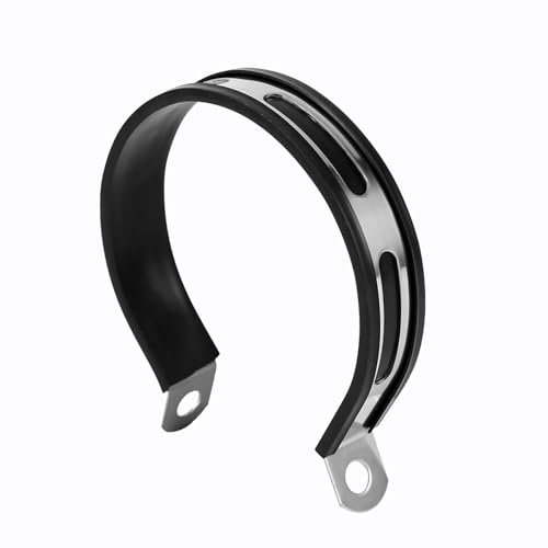 Abrazadera de suspensión de escape de motocicleta, Soporte de tubo de silenciador de escape de motocicleta universal Silenciador Suspensión de escape de motocicleta Soporte de tubo de clip de silencia