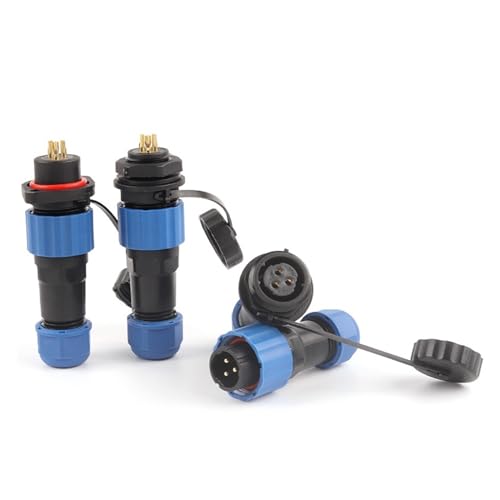Conector SP21 IP68 para iluminación de jardines y cables exteriores de 5 pines 2