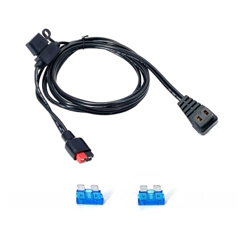 Image of 5.91 Feet 14 AWG Anderson PP15 Connector to DC Power Cable for Various 12 Volt Car Refrigerator Portable Freezer Compressor Electric Cooler