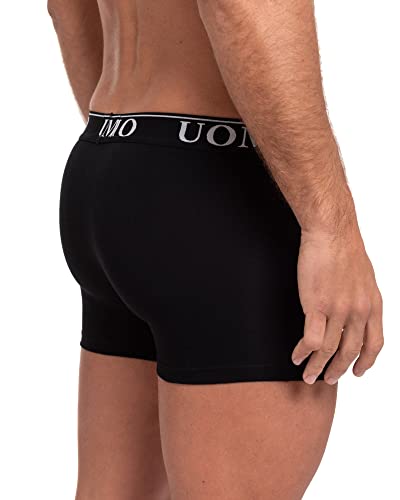 Channo Boxer Aderenti Classici in Cotone, Colori Solidi, Comodi e Morbidi. Collezione Uomo