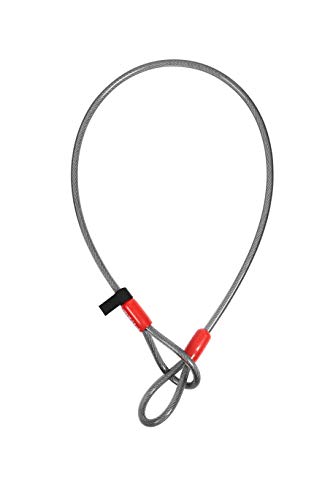 Zéfal K-Traz Câble, Câble Antivol Vélo 120 cm ou 220 cm - Complément Antivol - 2 boucles - Pour Sécuriser Roues, Selle, Accessoires ou plusieurs vélos