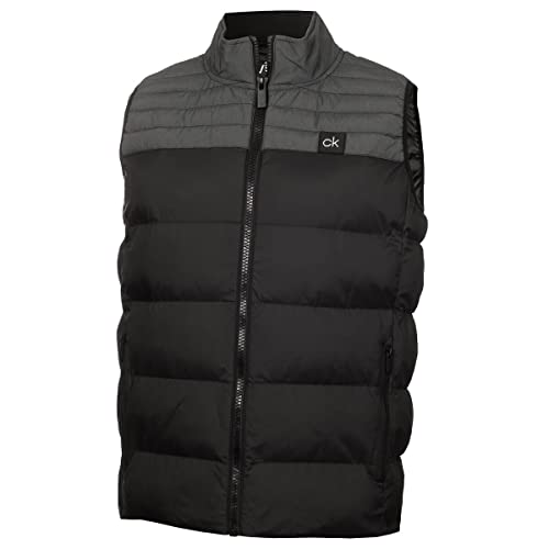 Calvin Klein Men's Voltron Padded Golf Gilet - Black - L