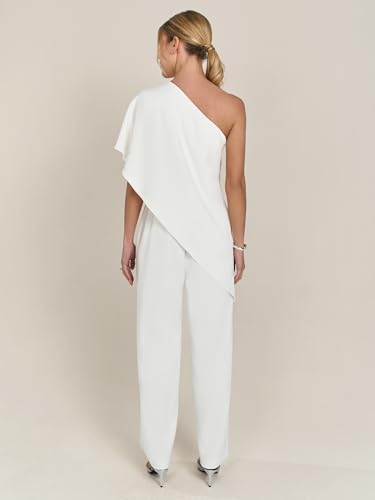 Mono de un solo hombro en beige talla única ideal para eventos de día APART 3