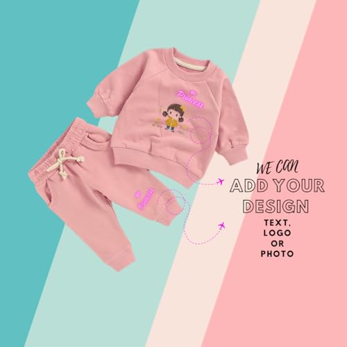 Custom Embroidered Kids Sweatshirt, Personalized Sweatshirt for Toddler Girls and Boys3