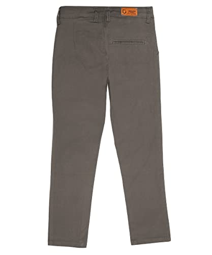 Image of Urbano Juniors Boy's Slim Fit Mid Rise Solid Chino Trouser Stretch