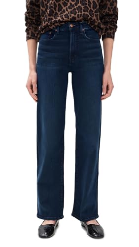 Madewell Women's The Perfect Vintage Wide Leg Jeans, Kingston Wash, 30