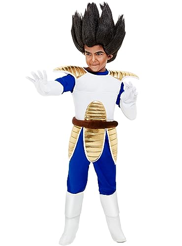 Funidelia | Déguisement Vegeta Dragon Ball pour garçon Manga, Saiyan, Dessins Animés - Déguisement pour enfant et accessoires pour Halloween, carnaval et fêtes -...