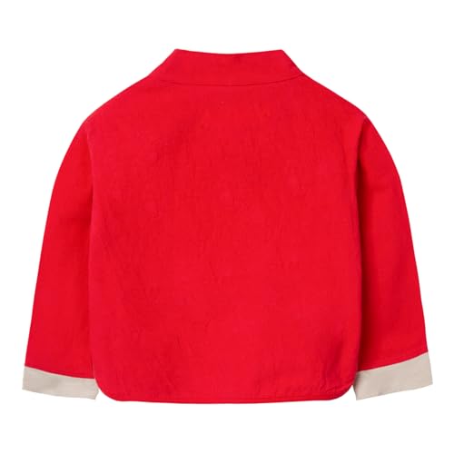 LittleSpring Boys Chinese New Year Tang Jacket Traditional Dress Coat2