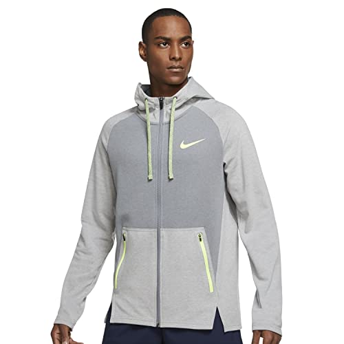 Nike Therma-Fit Men's Full-Zip Training Hoodie (Large, Smoke Gray/Heather/Smoke Gray) (Dd2102-084-L) #TOP9