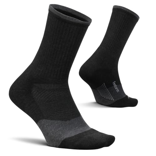 Image of Feetures Trail Max Cushion Mini Crew Sock - Hiking Socks for Men & Women