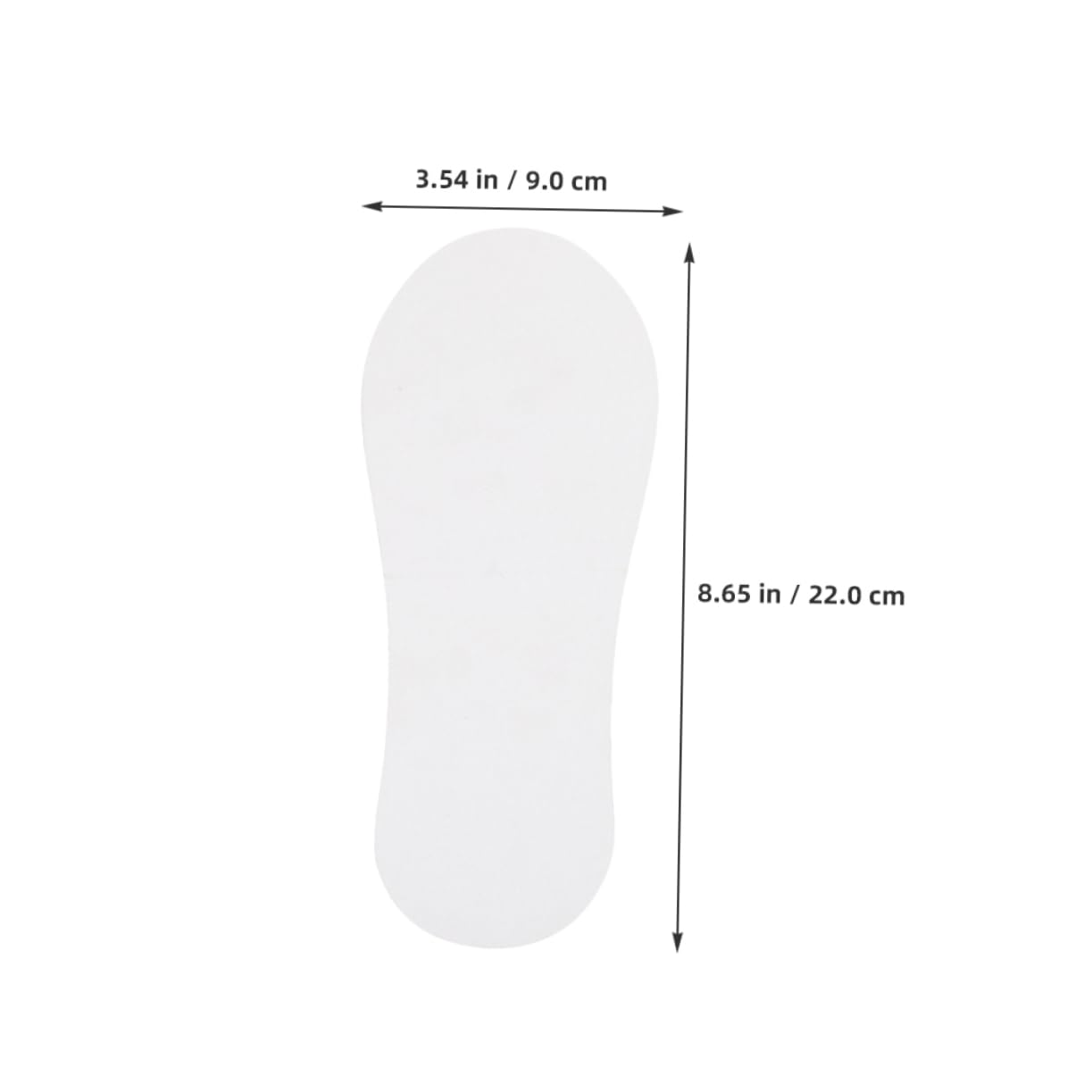 OUNONA Visible Socks Boat Socks Inner Support Sock Display Inserts Cardboard Sock Forms