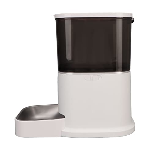 SUNGOOYUE Alimentador Automático para Cães Destacável Corpo Translúcido 6L Dispensador de Comida par