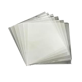 50 Record Sleeves for 10″ Vinyl Record, 4 mils Thick Clear Professional Vinyl Record Storage Protector, LP Outer Sleeves for Album Covers - Les Beatles, Paul McCartney, John Lennon, RIngo Starr, George Harrison