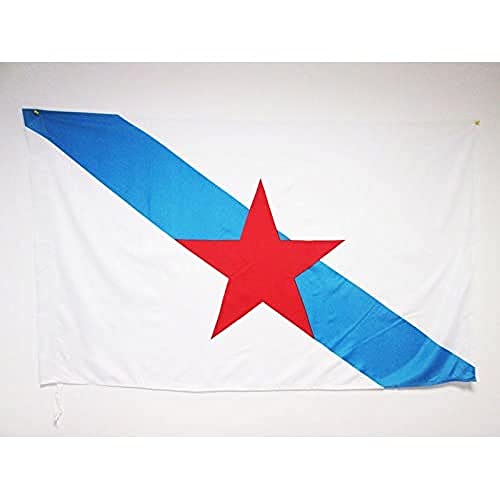 AZ FLAG Bandera de Galicia ESTRELEIRA 150x90cm para Palo - Bandera INDEPENDENTISTA...