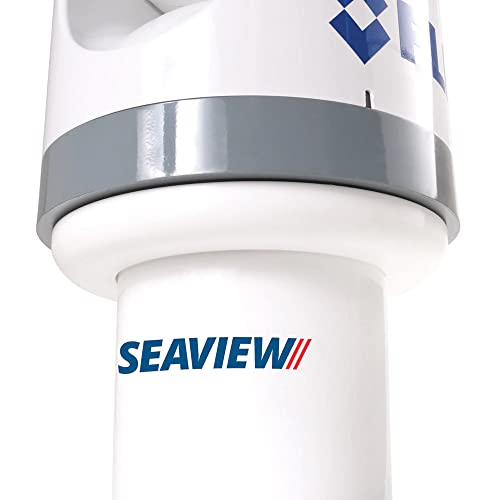 Image of Vertical Camera & Searchlight Mount | 8 inch Base | Concealed Cable Routing