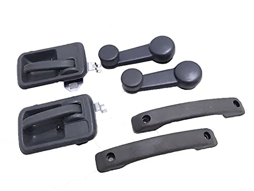 AEspares Suitable For Suzuki Samurai SJ 413 SJ 410 Sierra Drover Inner Handle Complete Set
