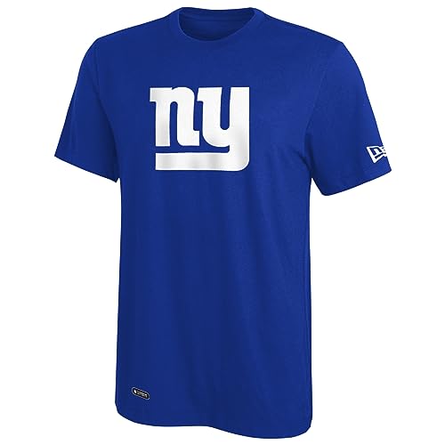 New Era NFL Football Men's Stadium Logo Short Sleeve Performance T-Shirt, New York Giants, XX-Large