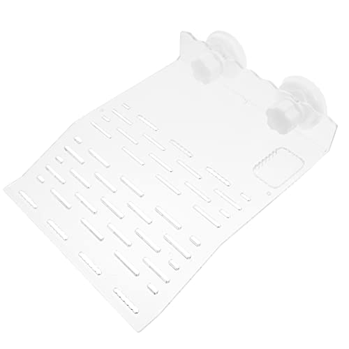 LEDMOMO シーシーカメ用日光浴プラットフォーム フローティング式 爬虫類用ドック 滑り止め設計 吸盤付き