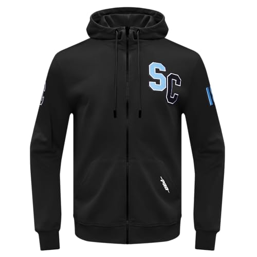 Image of Pro Standard Mens College Classic Chenille Cotton Double Knit Full Zip Hoodie