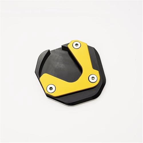 Plaque Béquille Moto NC750X 2021-2025 Extension Latérale Jaune