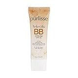 purlisse BB Tinted Moisturizer Cream SPF 30 - BB Cream for All Skin Types - Smooths Skin Texture, Evens Skin Tone - 1.4 Ounce (LIGHT)