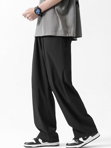 Image of dockstreet Men's /Unisex || Open Bottom || Stretchable || Drawstring Bottom Drawstring Pure Cotton Stretchable Baggy Jogger Pants