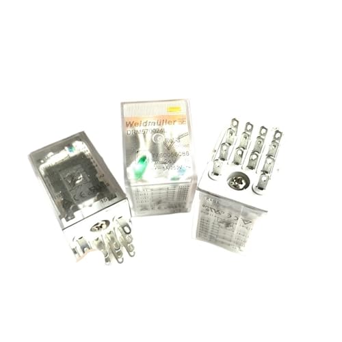 Relais DRM270024LT Weidmuller 24VDC miniature avec bouton test et indicateur LED