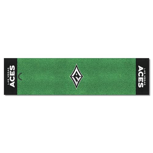 FANMATS 44782 WNBA - Las Vegas Aces Putting Green Mat | Green | 18