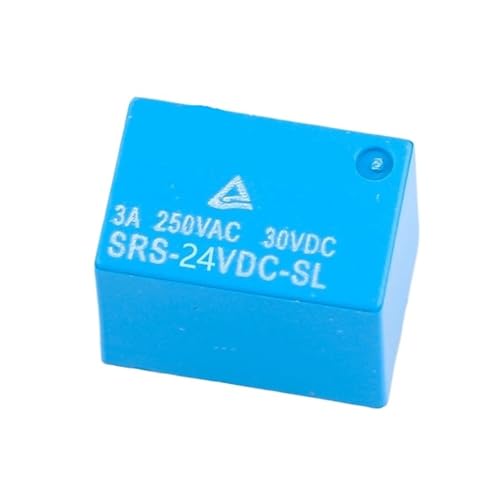 Relé SRS-12VDC-SL de 12V y 6 pines para circuitos electrónicos mini