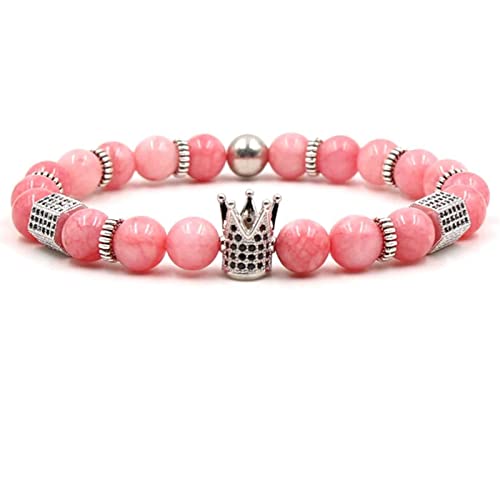 Bracelet en pierre de lave pour session yoga et relaxation quotidienne 19cm