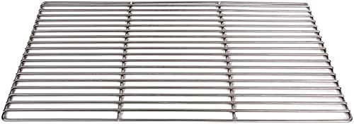 Grillrost 67 x 40 cm aus Edelstahl rostfrei und elektropoliert Grillstabdurchmesser 4 mm, Grillstababstand 14 mm