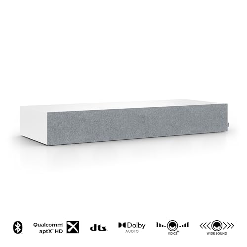 Nubert nuBoxx AS-425 max | Weiße Soundbar mit weißer Front | Stereobar für HiFi | TV-Lautsprecher belastbar bis 50 kg | Soundbase mit Klangregelung | Stereobase für Heimkino | Sounddeck – Bild 3