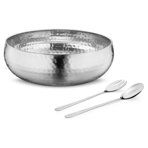 Avador Stainless Steel Salad Bowls Set Cover