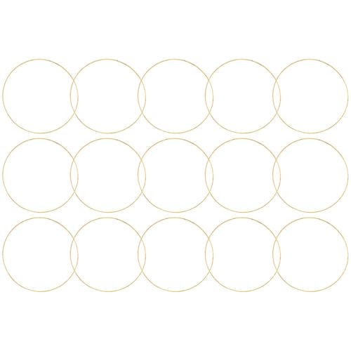 Estructura circular de metal COHEALI para armazón de alambre para manualidad y aros de pared 2