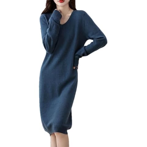 Robe pull en cachemire et laine Kiioouu Cover