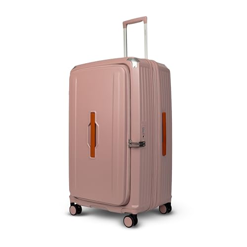 Image of Acer Brisbane Suitcase, 28 inch Check-in, with 360 Degree Spin 8 Wheels, Double TSA Lock, Dual Opening (Top and Mid), Expandable, Recycled Polyseter Material, Jacaranda Pink