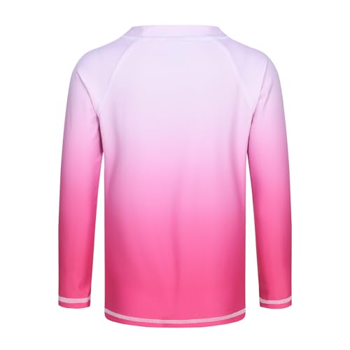 Girls Long Sleeve Swim Shirt Rash Guard Swimsuits for Girls UPF 50+ Sun Protection Bathing Suit Hawaiian Swimwear 3-16 Years2