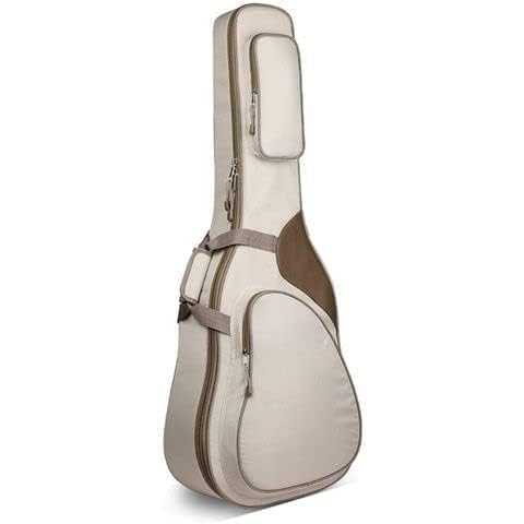 MG MUSIC GALAXY Musical Instruments Heavy Duty Padded Musical Lover Acoustic Guitar Bag (Cream Acoustic)-image-26