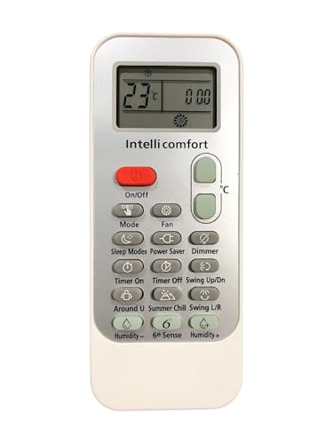 Image of Upix AC Remote No. 129A (No Backlight), Compatible /Replacement for Whirlpool 3D Auto AC Remote Control (Exactly Same Remote Will Only Work)