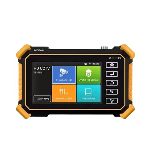 Probador de CCTV para cámara IP 8K, monitor portátil CVI TVI AHD y probador de cable UTP