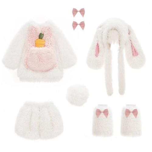 Disfraz de Conejo Rosa para Niñas miniatura 6