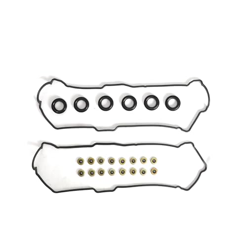 Image of Engine Timing Belt Kit with Water Pump & Valve Cover Gasket Set Compatible With 1995-2004 Toyota 4Runner, T100, Tacoma, Tundra 3.4L V6 DOHC 24V 5VZFE Replace# TKT-025, VS50422R