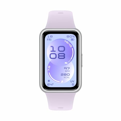 Image of Huawei Band 11 Health & Fitness Tracker, Enhanced Sleep Tracking, All-Day Health Monitoring, Ultra-Slim & Comfort Wear, iOS & Android Compatible, Smart Watch. (Purple)