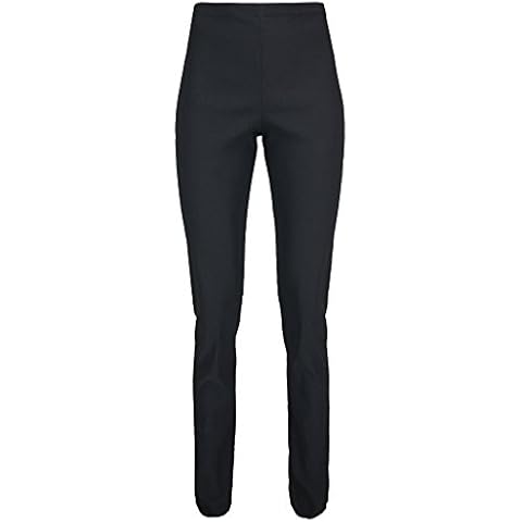 Lovetoenvy Ladies High Waist Stretch FIT Skinny School/Work Trousers (31in Leg) Size 6-14 (12) Black Cover