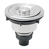 Honseadek Küchenspüle, passend für Standard-Kollektion, strapazierfähig, für Korb, Stahl, ABS, Abflusssieb, Spüle, Metallfilter, Edelstahl, für Abflüsse von Lebensmittelabfällen
