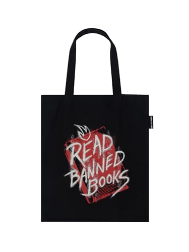 Out of Print Read Banned Books Tote Bag with Inner Pocket - Gift for Book Lovers