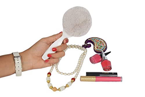 Image of The ChipmunK Store's Makeup Powder puff Combo with handle (Grey, Pink)
